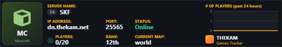 Classic server banner