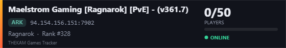 Server banner