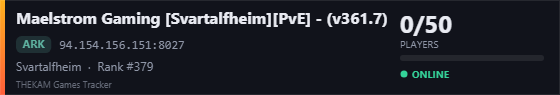 Server banner