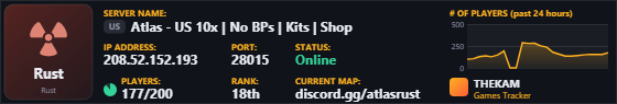 Classic server banner