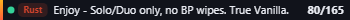 Small server banner