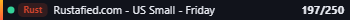 Small server banner