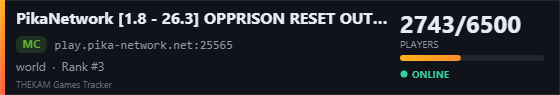 Server banner