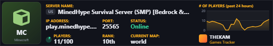 Classic server banner