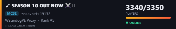 Server banner