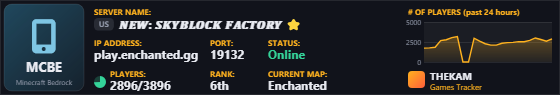 Classic server banner