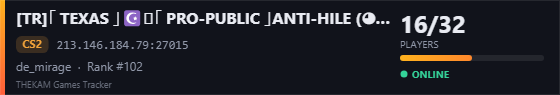 Server banner