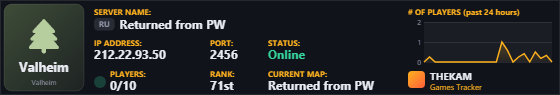 Classic server banner