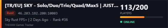Server banner