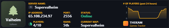 Classic server banner