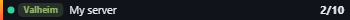 Small server banner