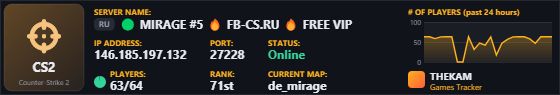 Classic server banner