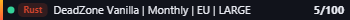 Small server banner