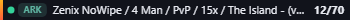 Small server banner