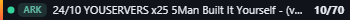 Small server banner