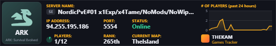 Classic server banner