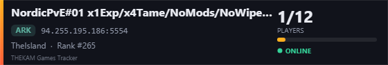 Server banner
