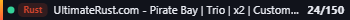 Small server banner