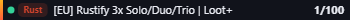 Small server banner