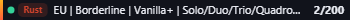 Small server banner