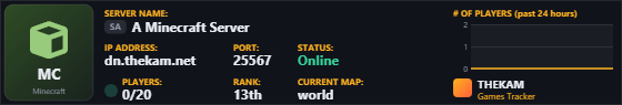 Classic server banner