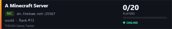 Server banner